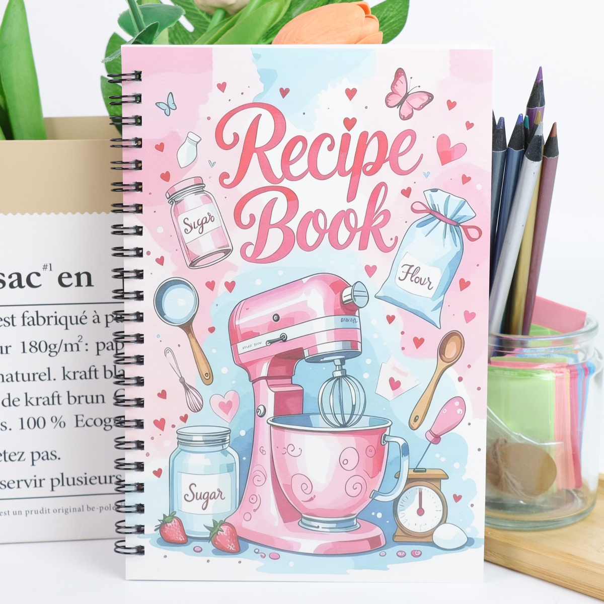 Meal Prep Book - Buku Resep Pribadi - untuk Catatan