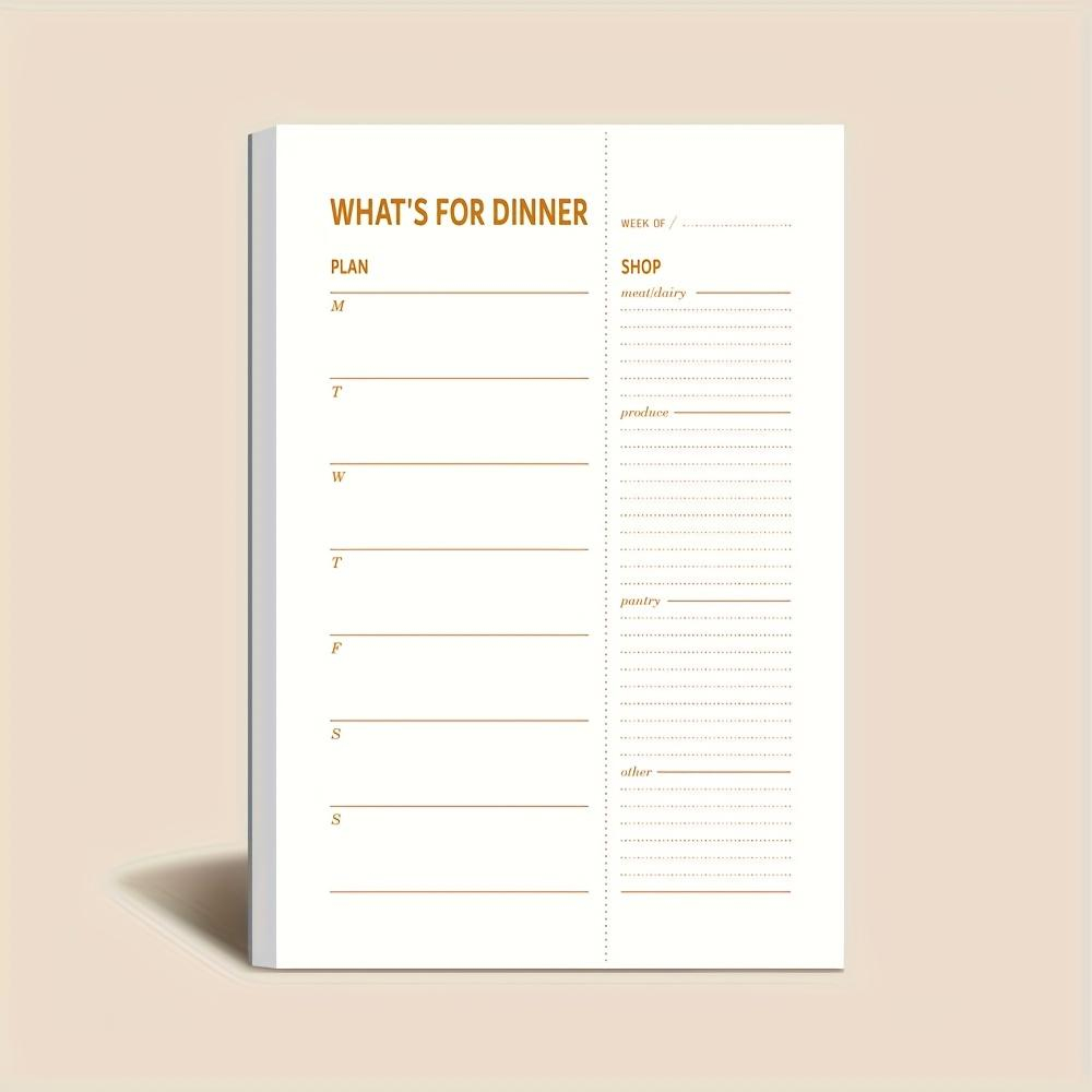Meal Prep Book - 1 buah Buku Catatan Rencana Diet