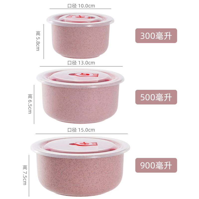 3pcs Mangkuk penyimpanan makan - Meal Prep Microwave ulasan dan harga