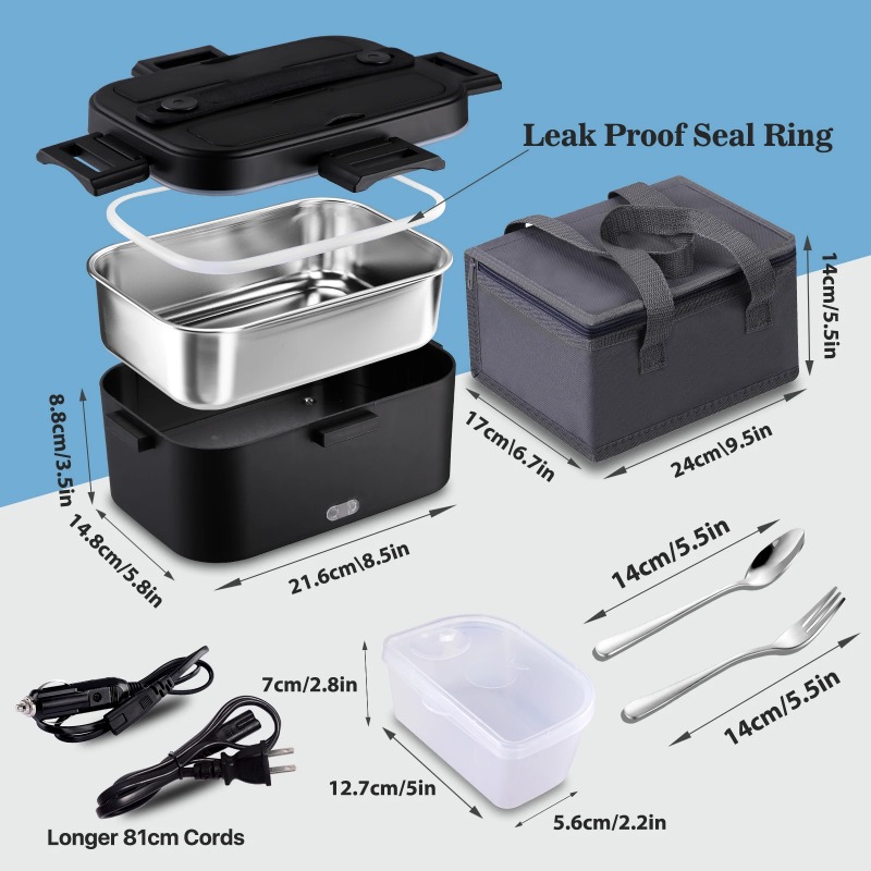 Kotak Makan Listrik Berpemanas - Meal Prep Microwave ulasan dan harga
