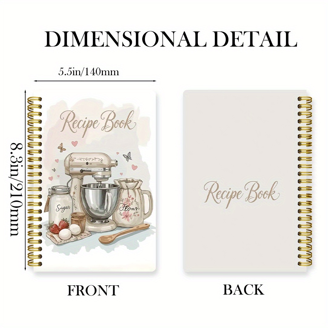 Buku catatan bersampul cetak d - Meal Prep Book ulasan dan harga
