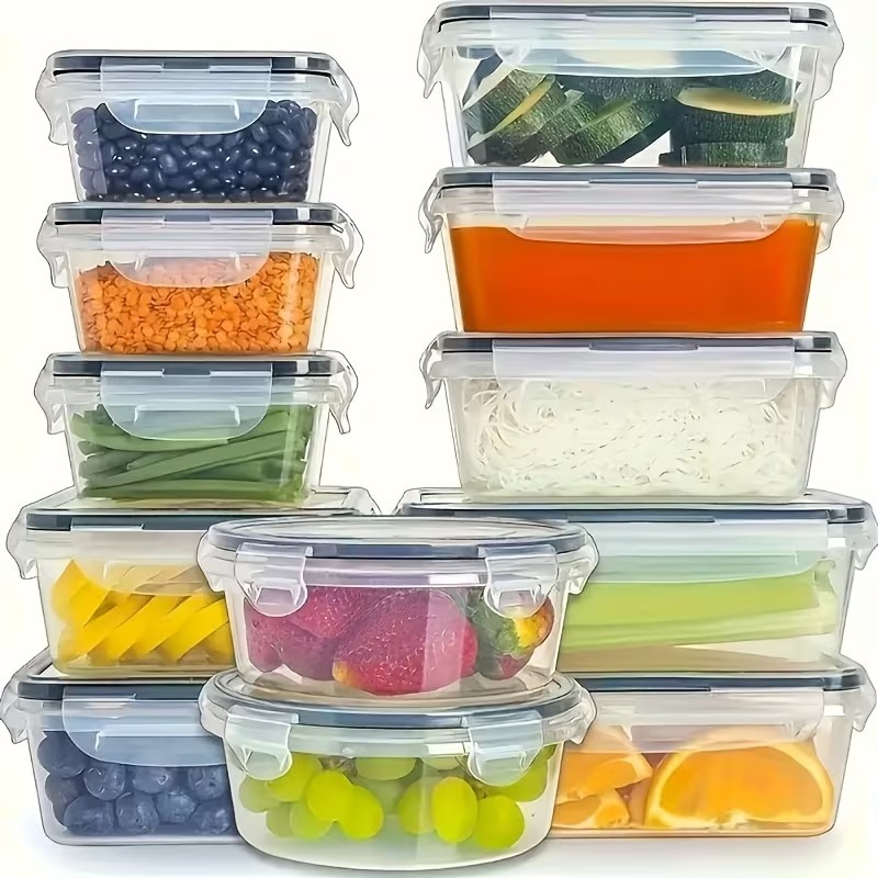 4 Wadah Penyimpanan Makanan Tr - Meal Prep Microwave ulasan dan harga