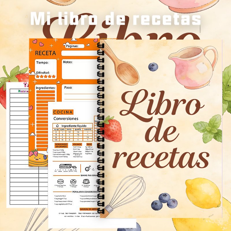 Buku Resep Spanyol Kertas A5,  - Meal Prep Book ulasan dan harga