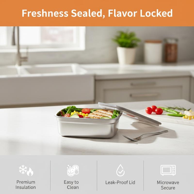 Kotak Makan Siang Berkemah Baj - Meal Prep Microwave ulasan dan harga