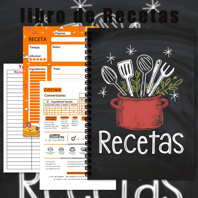Buku Catatan Spiral Resep Span - Meal Prep Book ulasan dan harga