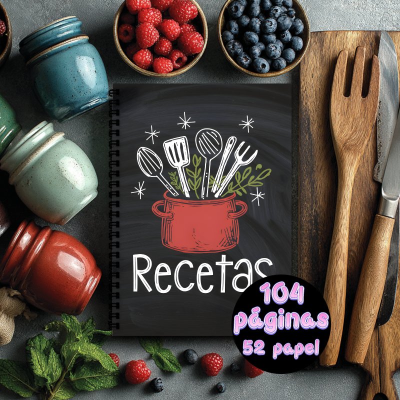 Buku Catatan Spiral Resep Span - Meal Prep Book ulasan dan harga