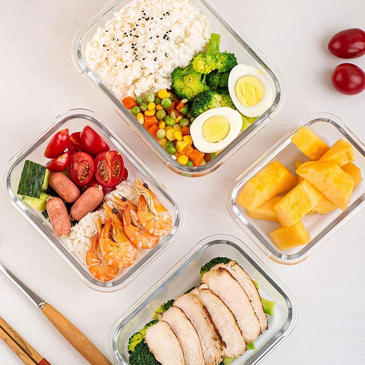 10 Wadah Makanan Kaca, Wadah P - Meal Prep Microwave ulasan dan harga