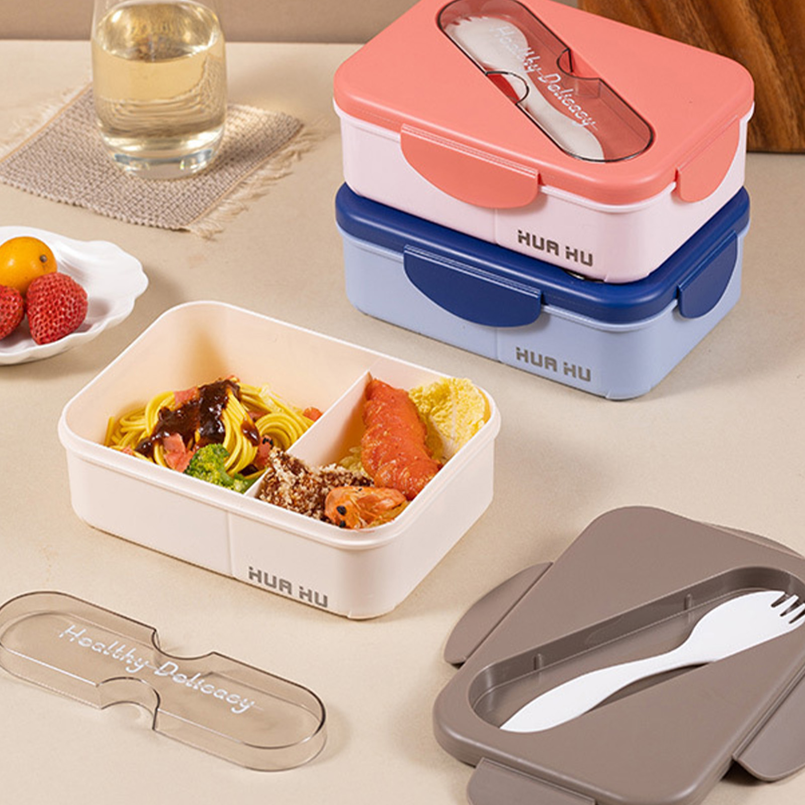 Kotak makan siang siswa dengan - Meal Prep Microwave ulasan dan harga
