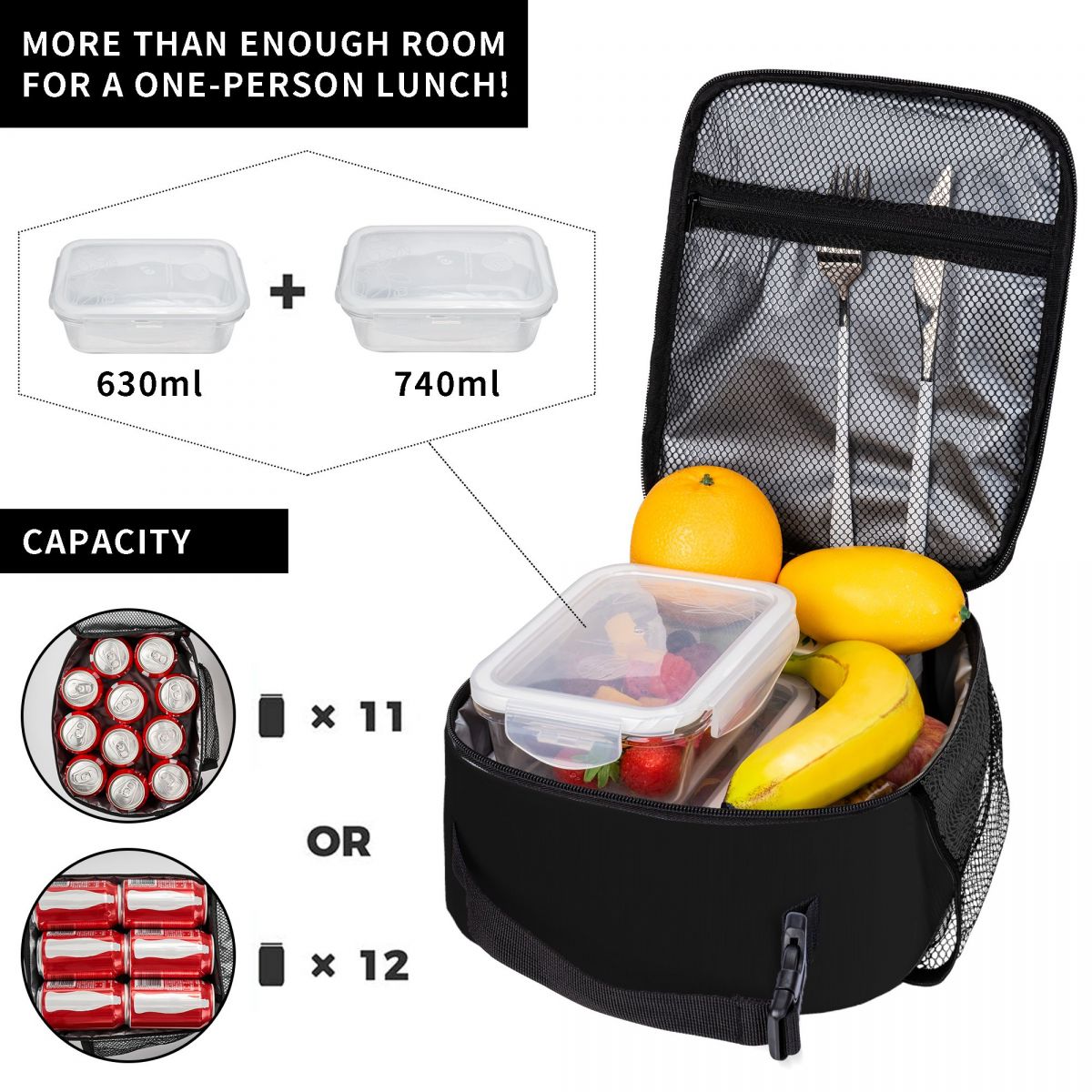 Diskon Besar Tas Bento Monokro - Meal Prep Book ulasan dan harga