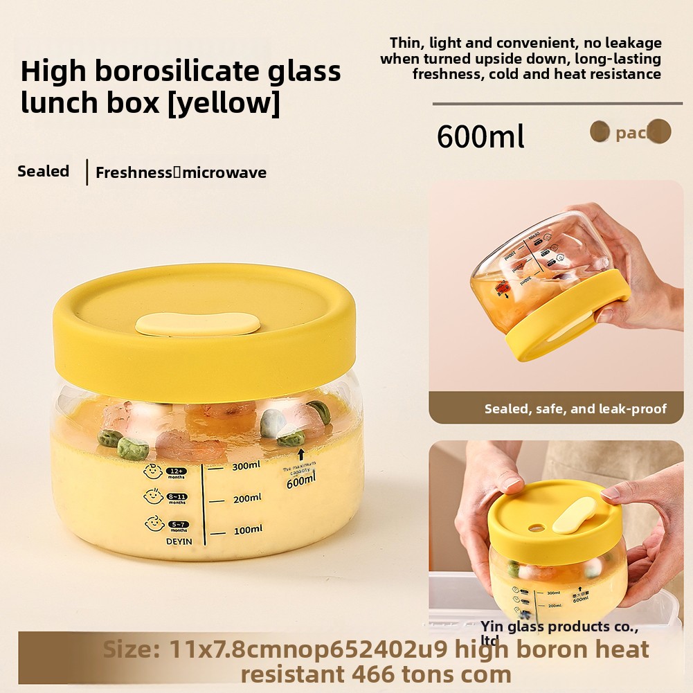 Glass Food Storage Container A - Meal Prep Microwave ulasan dan harga