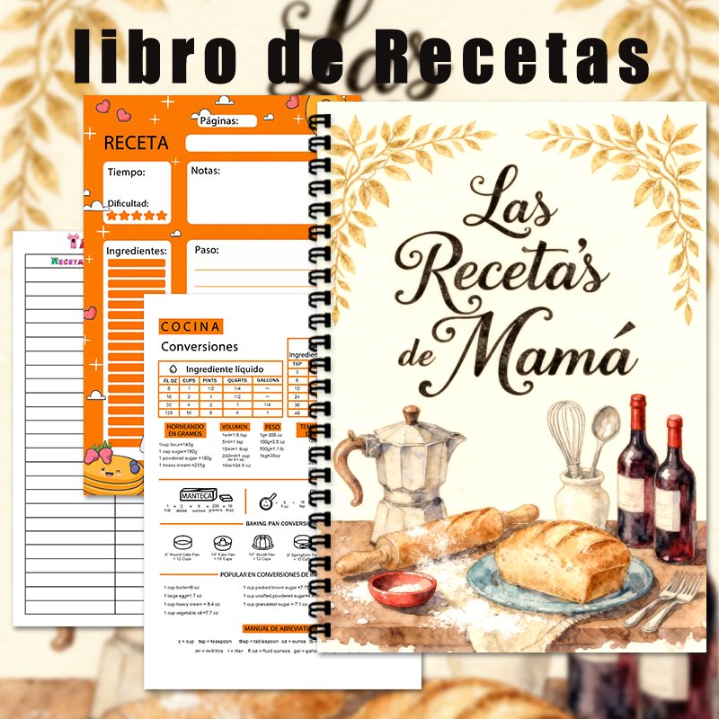 Buku Catatan Resep Español A5  - Meal Prep Book ulasan dan harga